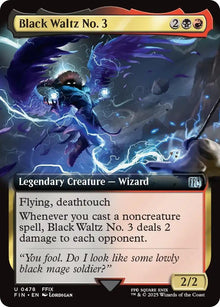 Image for Black Waltz No. 3 (Extended Art) (478) (FIN) - Magic: The Gathering
