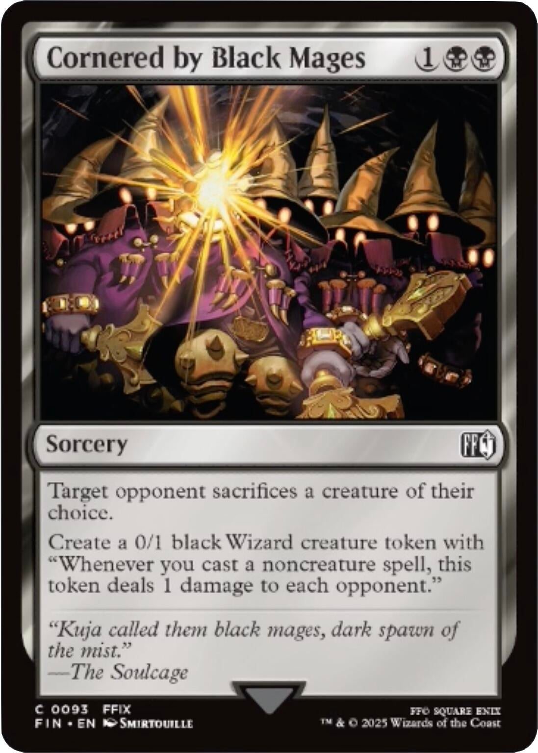 Image for Cornered by Black Mages (93) (FIN) - Magic: The Gathering