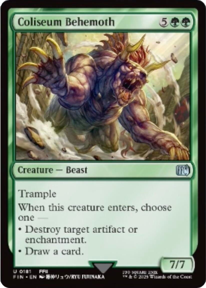 Image for Coliseum Behemoth (181) (FIN) - Magic: The Gathering