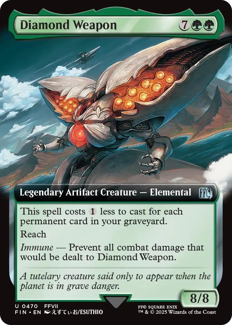 Image for Diamond Weapon (Extended Art) (470) (FIN) - Magic: The Gathering