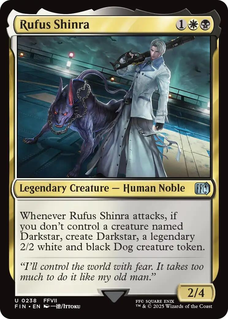 Image for Rufus Shinra (238) (FIN) - Magic: The Gathering