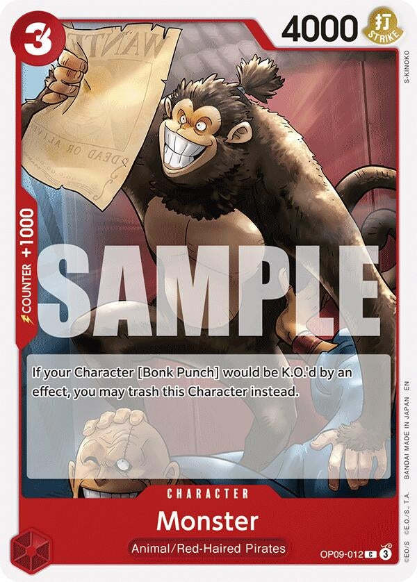 Image for Monster (Reprint) (OP09-012) (ST-23) - One Piece Card Game