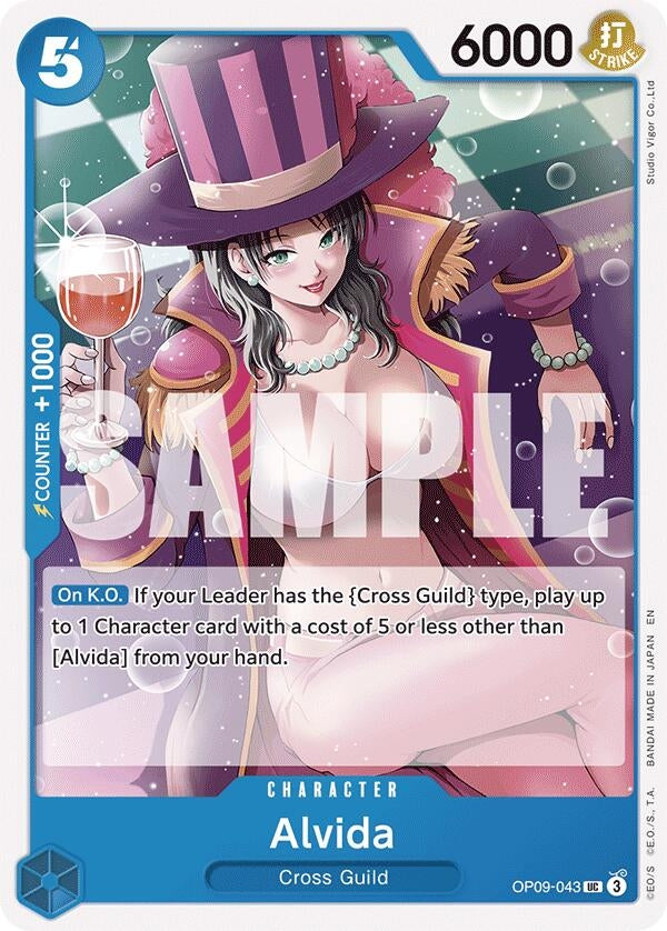 Image for Alvida (Reprint) (OP09-043) (ST-25) - One Piece Card Game