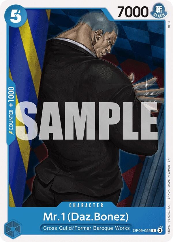 Image for Mr.1(Daz.Bonez) (Reprint) (OP09-055) (ST-25) - One Piece Card Game