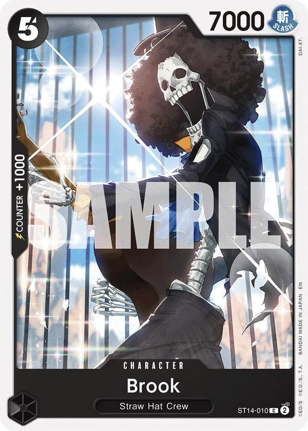 Image for Brook (Reprint) (ST14-010) (ST-26) - One Piece Card Game