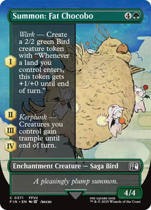 Summon: Fat Chocobo (Borderless) (371) (FIN)