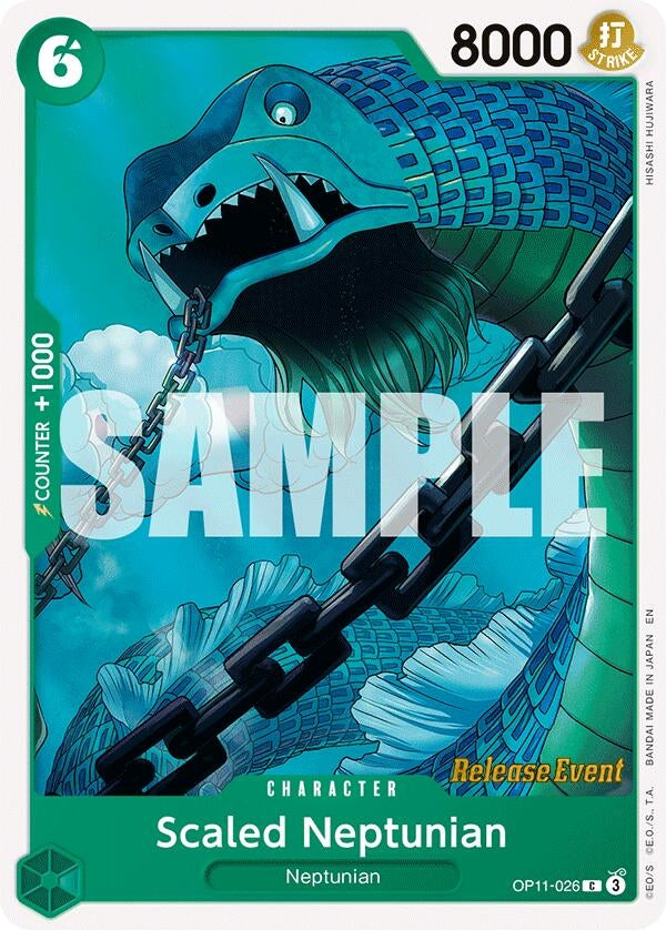 Image for Scaled Neptunian (OP11-026) - One Piece Card Game