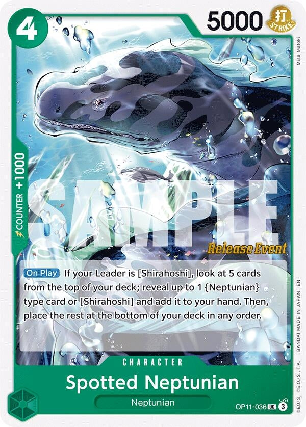 Image for Spotted Neptunian (OP11-036) - One Piece Card Game