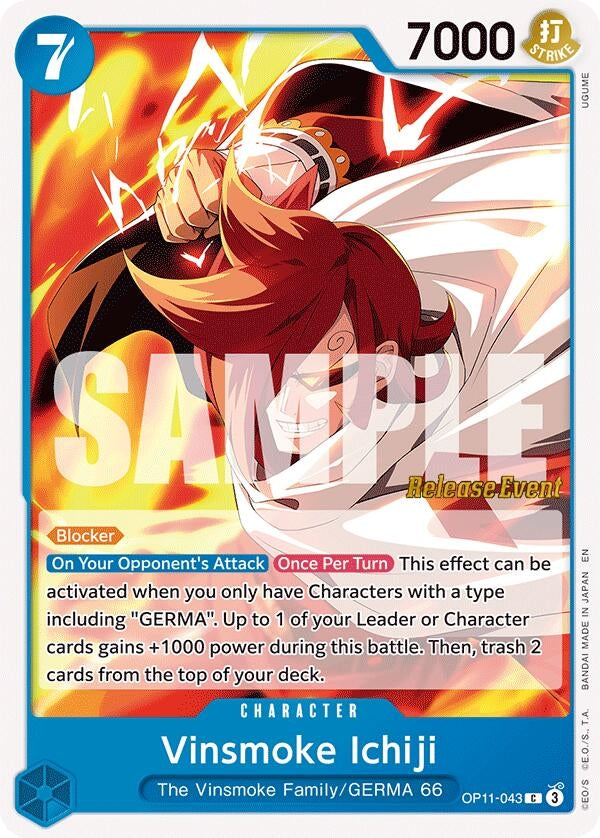 Image for Vinsmoke Ichiji (OP11-043) - One Piece Card Game