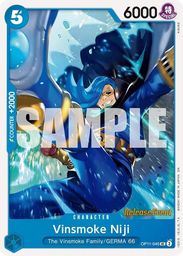 Image for Vinsmoke Niji (OP11-045) - One Piece Card Game