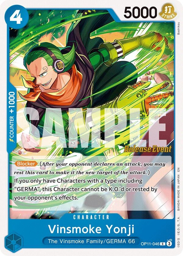 Image for Vinsmoke Yonji (OP11-046) - One Piece Card Game