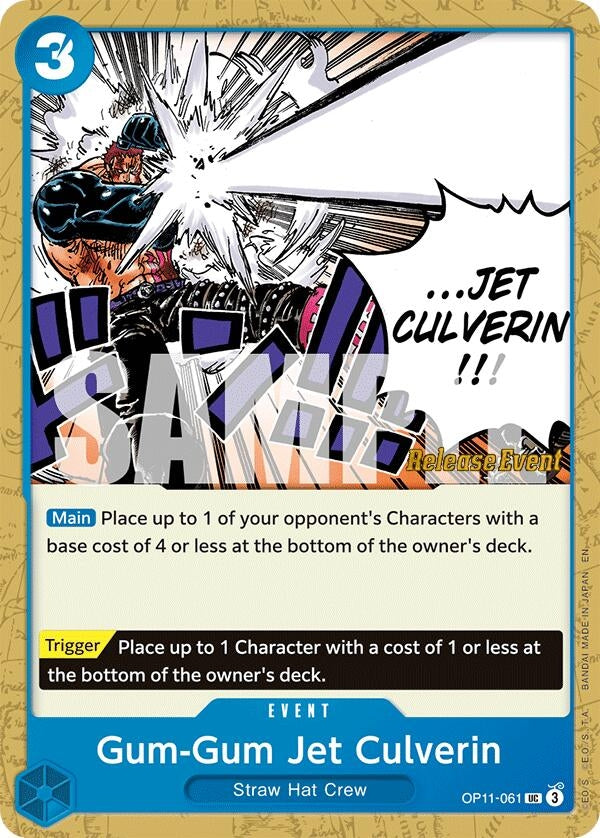 Image for Gum-Gum Jet Culverin (OP11-061) - One Piece Card Game