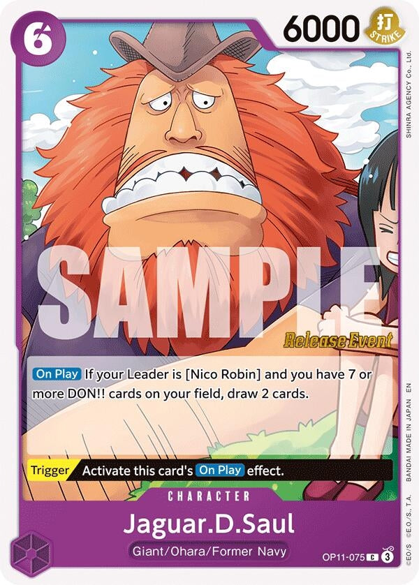 Image for Jaguar.D.Saul (OP11-075) - One Piece Card Game