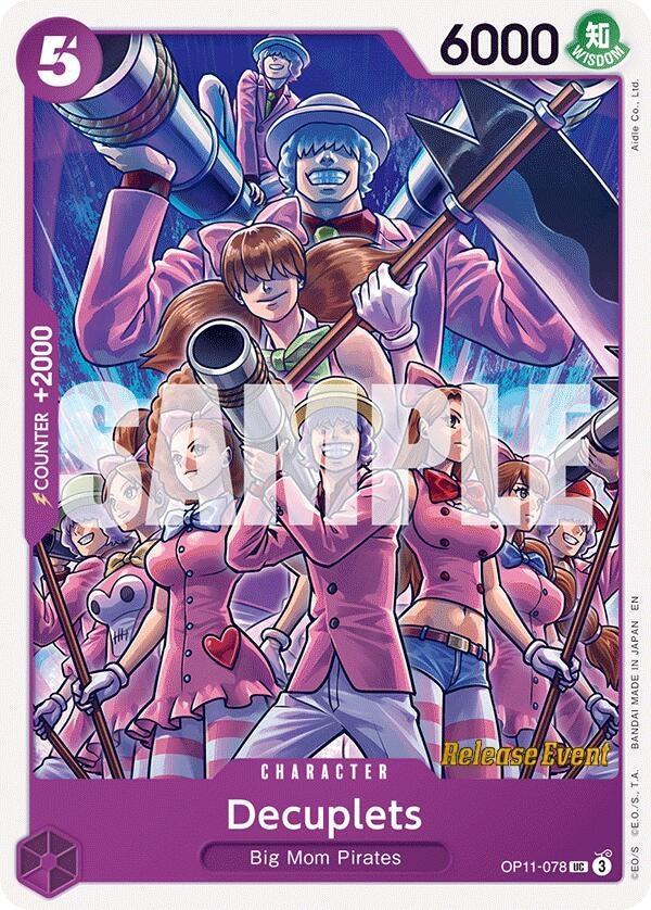 Image for Decuplets (OP11-078) - One Piece Card Game