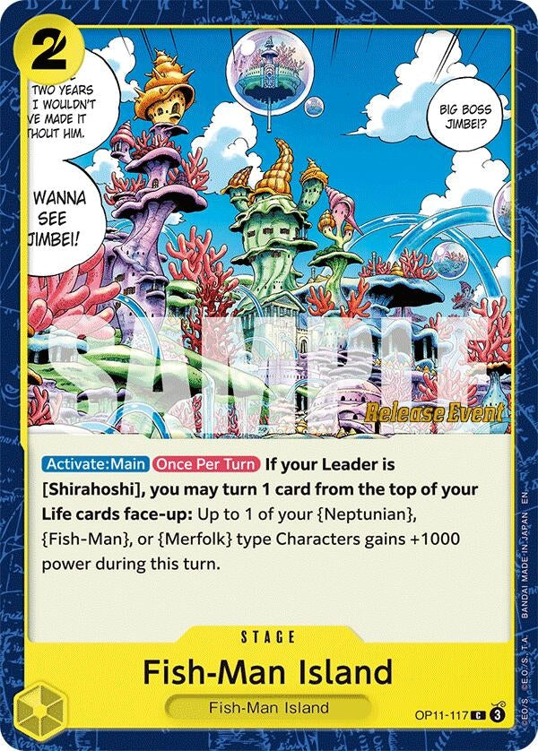 Image for Fish-Man Island (OP11-117) - One Piece Card Game