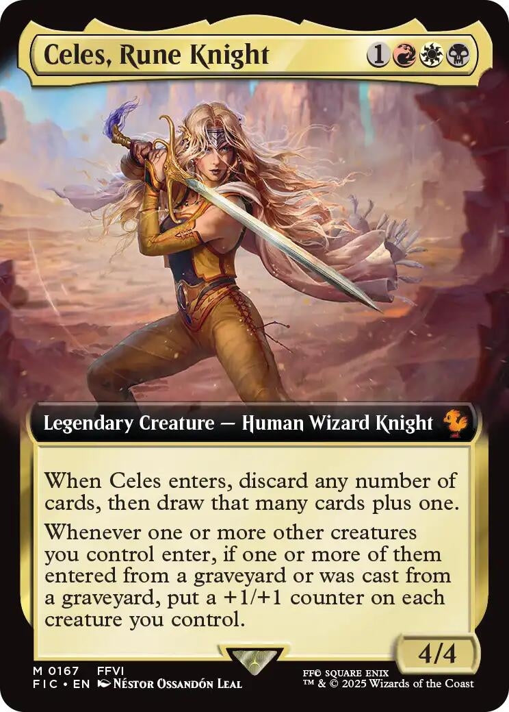 Celes, Rune Knight (Extended Art) (167) (FIC)