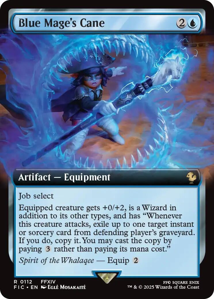 Image for Blue Mage's Cane (Extended Art) (112) (FIC) - Magic: The Gathering
