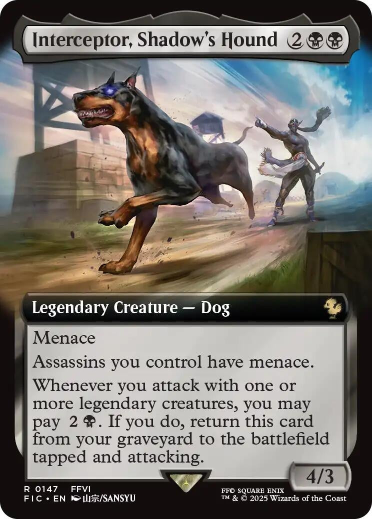 Interceptor, Shadow's Hound (Extended Art) (147) (FIC)