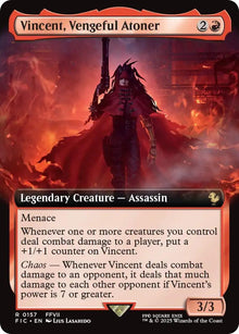 Image for Vincent, Vengeful Atoner (Extended Art) (157) (FIC) - Magic: The Gathering