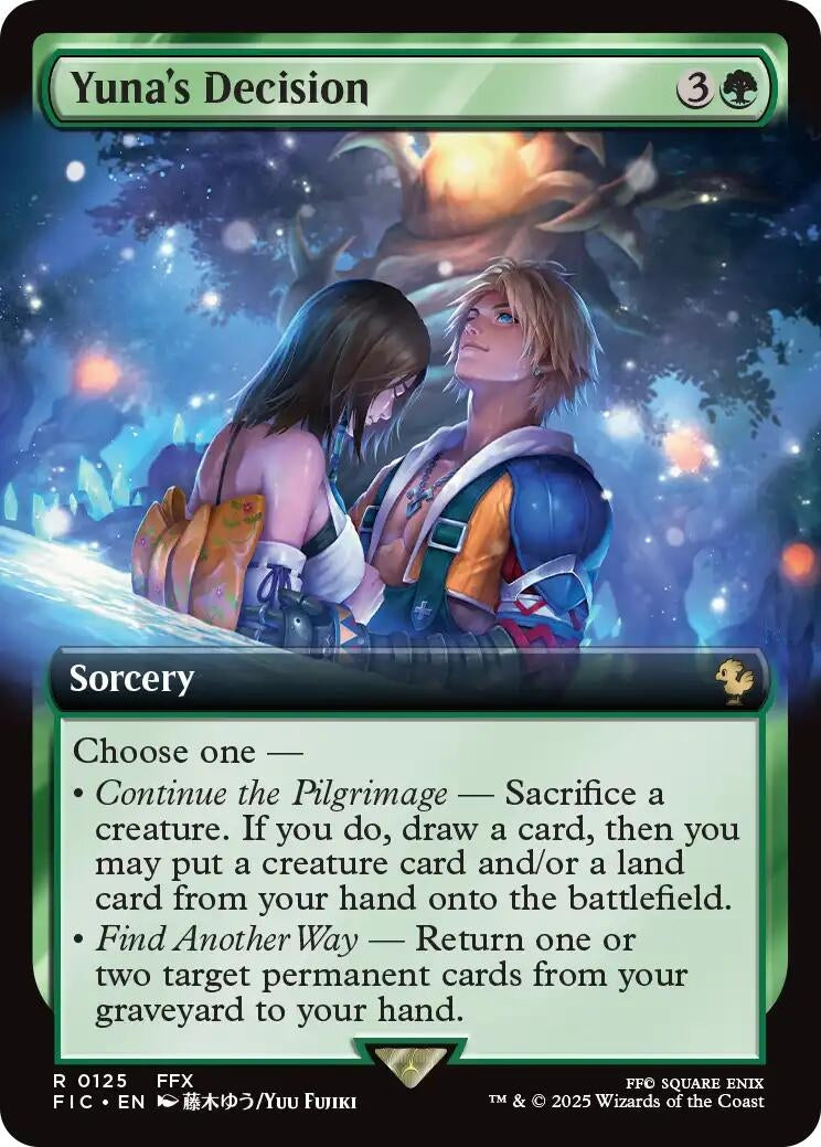 Image for Yuna's Decision (Extended Art) (125) (FIC) - Magic: The Gathering