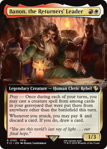 Image for Banon, the Returners' Leader (Extended Art) (165) (FIC) - Magic: The Gathering