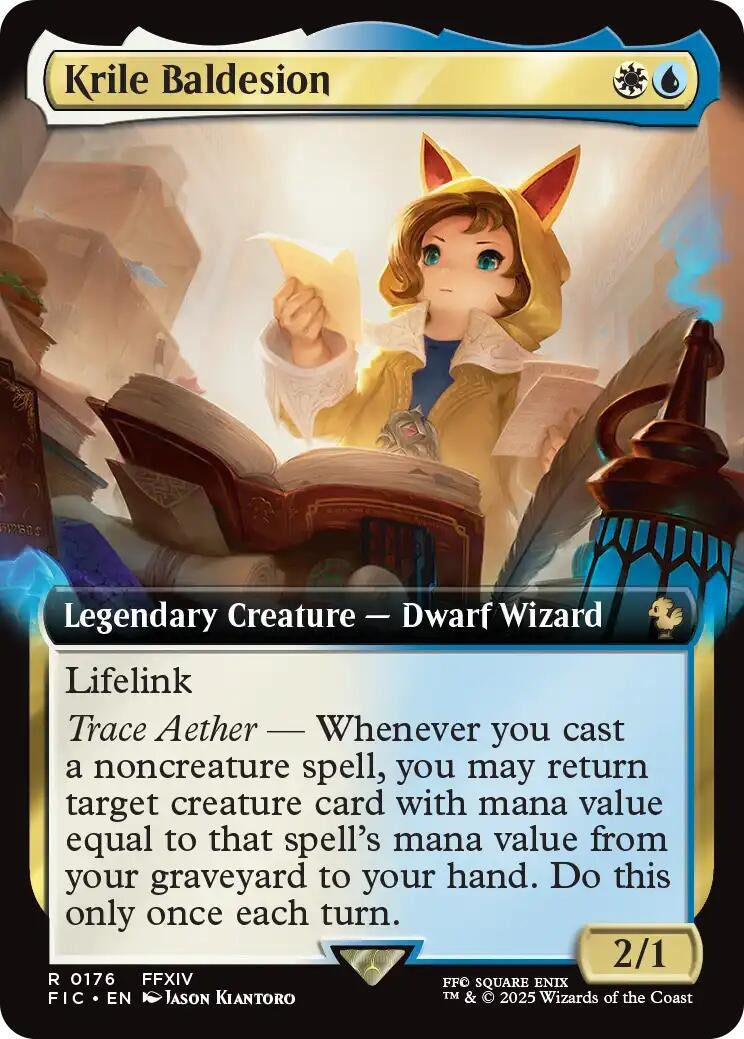 Image for Krile Baldesion (Extended Art) (176) (FIC) - Magic: The Gathering