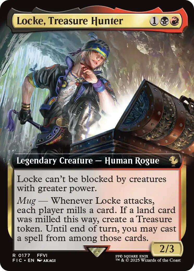 Locke, Treasure Hunter (Extended Art) (177) (FIC)