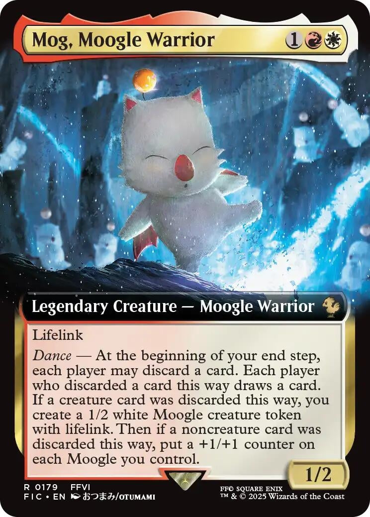 Mog, Moogle Warrior (Extended Art) (179) (FIC)