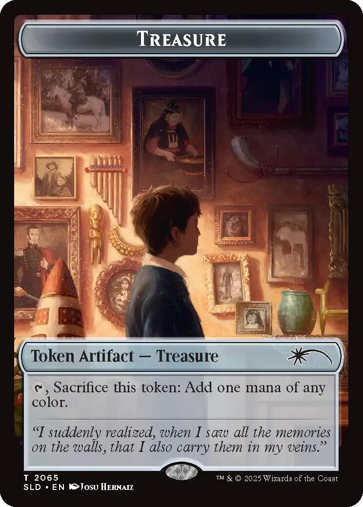 Image for Treasure Token (2065) (2065) (SLD) - Magic: The Gathering