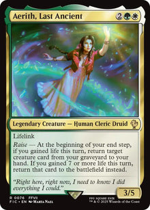 Image for Aerith, Last Ancient (Surge Foil) (76) (FIC) - Magic: The Gathering