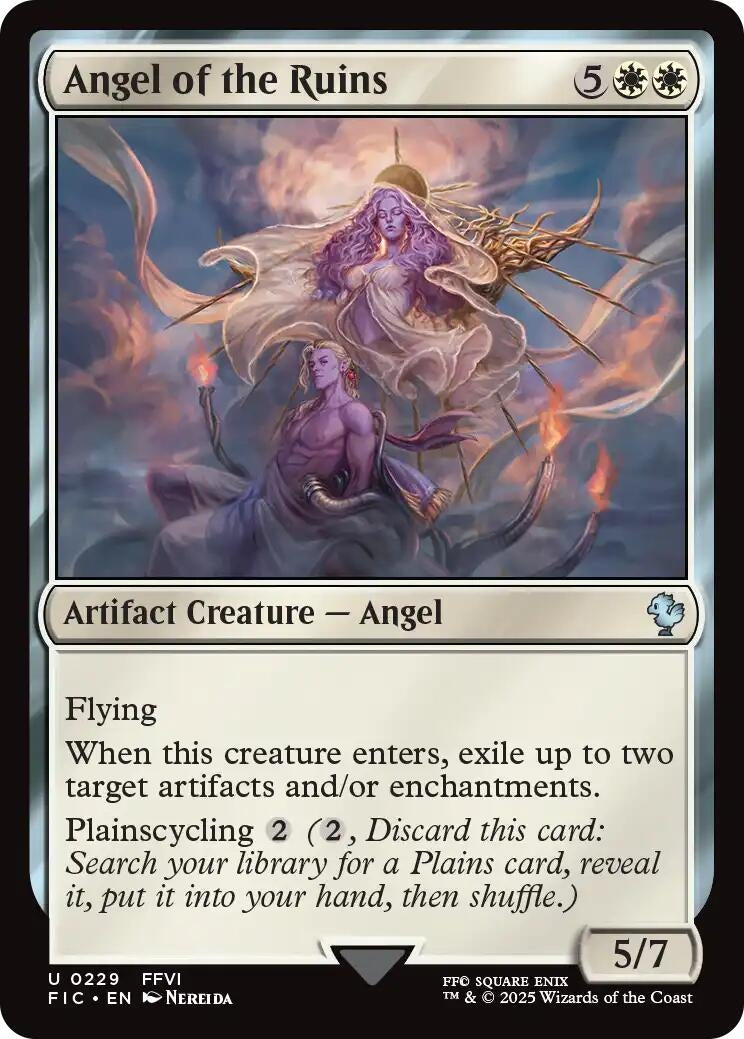 Image for Angel of the Ruins (Surge Foil) (229) (FIC) - Magic: The Gathering