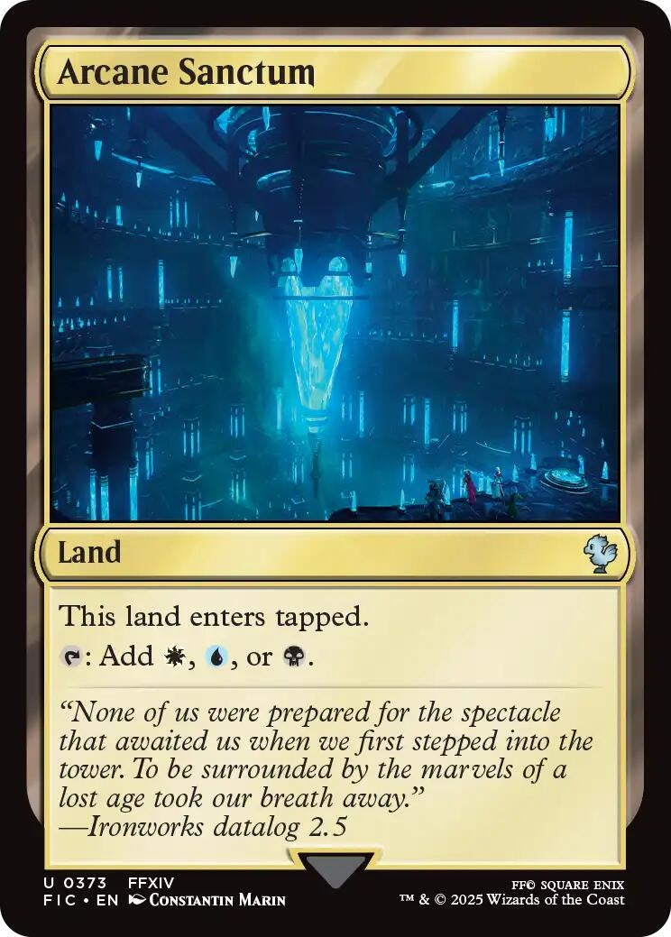 Image for Arcane Sanctum (Surge Foil) (373) (FIC) - Magic: The Gathering