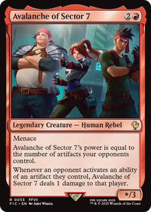 Image for Avalanche of Sector 7 (Surge Foil) (53) (FIC) - Magic: The Gathering