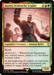 Image for Barret, Avalanche Leader (Surge Foil) (79) (FIC) - Magic: The Gathering