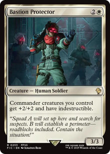 Image for Bastion Protector (Surge Foil) (233) (FIC) - Magic: The Gathering