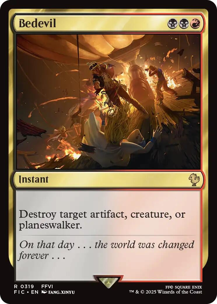 Image for Bedevil (Surge Foil) (319) (FIC) - Magic: The Gathering