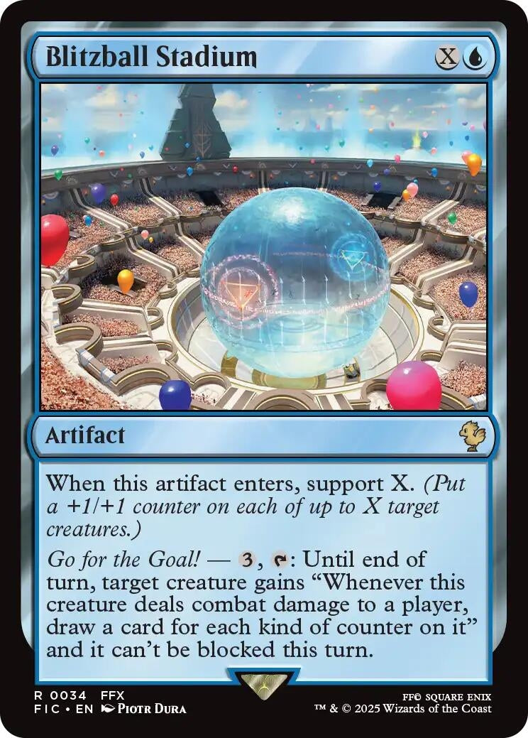Image for Blitzball Stadium (Surge Foil) (34) (FIC) - Magic: The Gathering