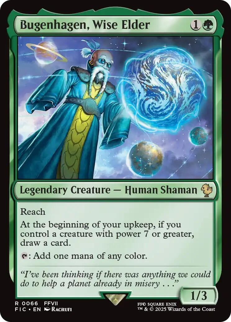 Image for Bugenhagen, Wise Elder (Surge Foil) (66) (FIC) - Magic: The Gathering