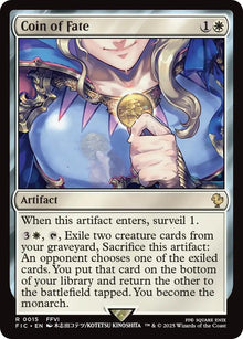 Image for Coin of Fate (Surge Foil) (15) (FIC) - Magic: The Gathering
