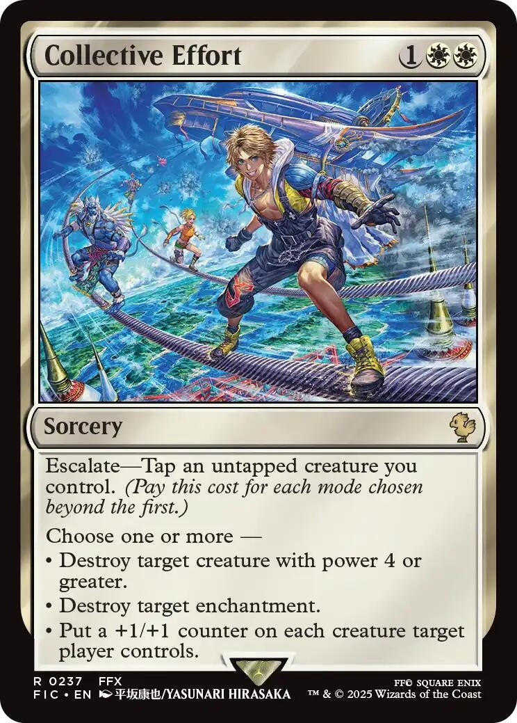 Image for Collective Effort (Surge Foil) (237) (FIC) - Magic: The Gathering