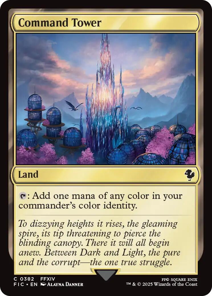 Image for Command Tower (0382) (Surge Foil) (382) (FIC) - Magic: The Gathering