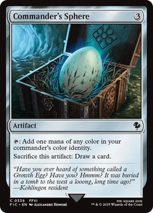 Image for Commander's Sphere (Surge Foil) (339) (FIC) - Magic: The Gathering