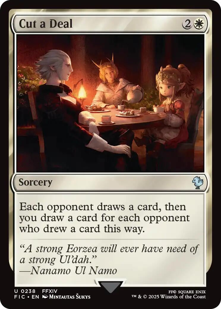 Image for Cut a Deal (Surge Foil) (238) (FIC) - Magic: The Gathering
