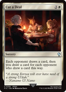 Image for Cut a Deal (Surge Foil) (238) (FIC) - Magic: The Gathering