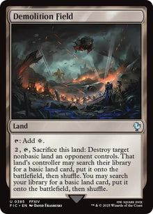 Image for Demolition Field (Surge Foil) (385) (FIC) - Magic: The Gathering