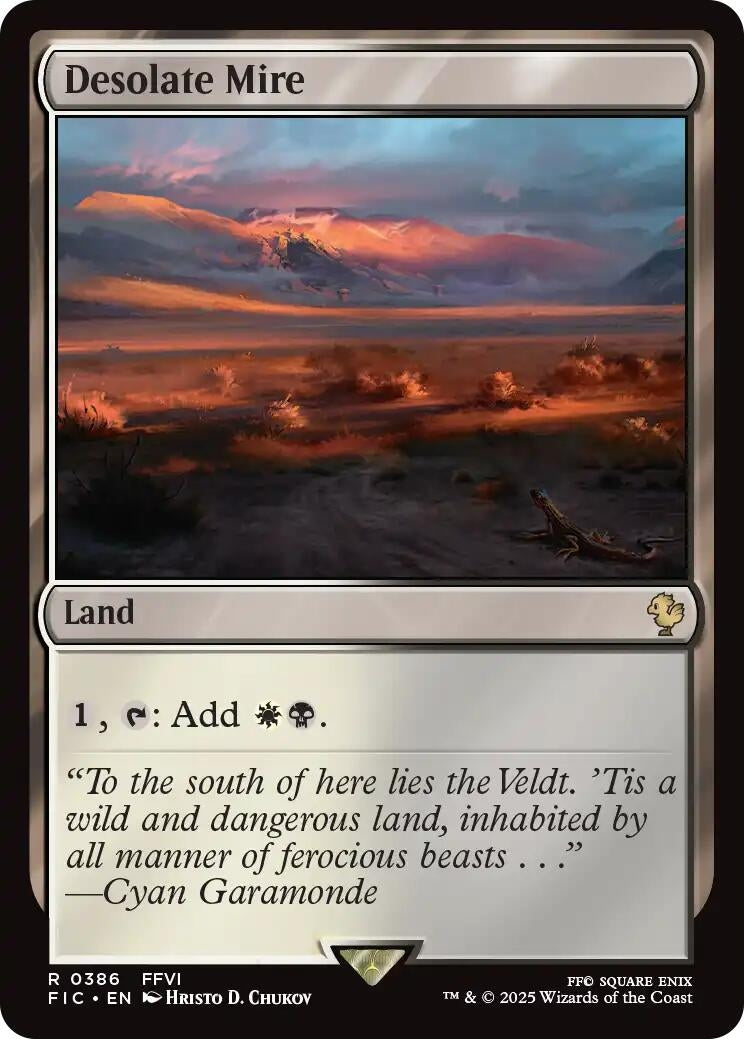 Image for Desolate Mire (Surge Foil) (386) (FIC) - Magic: The Gathering