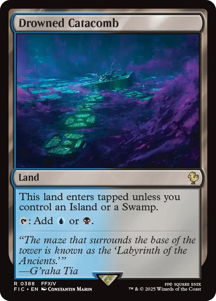 Image for Drowned Catacomb (Surge Foil) (388) (FIC) - Magic: The Gathering