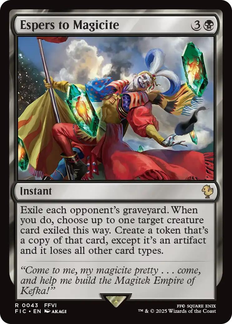 Image for Espers to Magicite (Surge Foil) (43) (FIC) - Magic: The Gathering