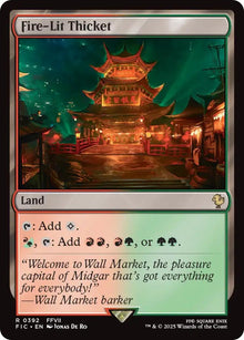Image for Fire-Lit Thicket (Surge Foil) (392) (FIC) - Magic: The Gathering
