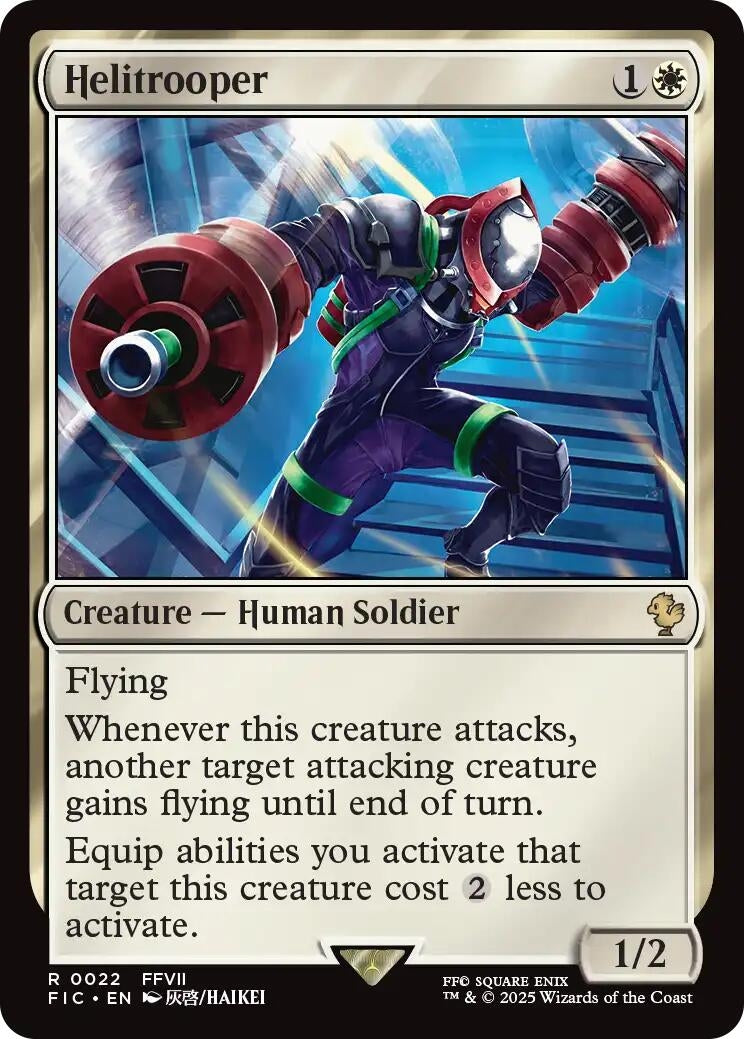 Image for Helitrooper (Surge Foil) (22) (FIC) - Magic: The Gathering